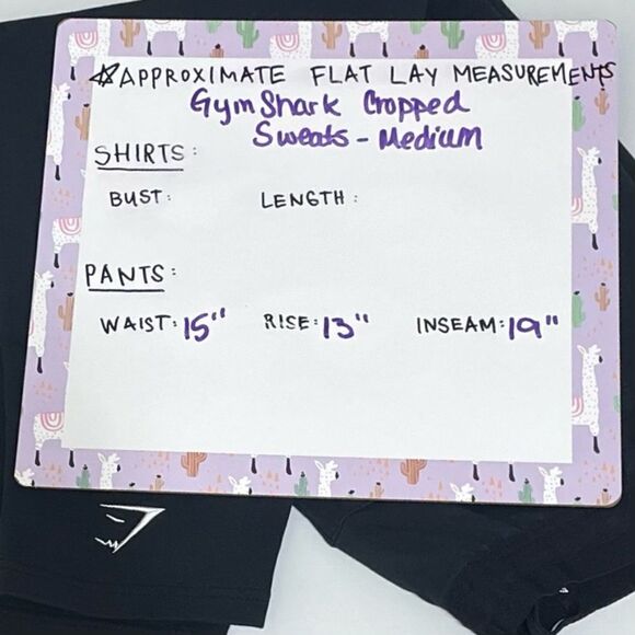 Gymshark Cropped Sweatpants - size Medium - Picture 7 of 7